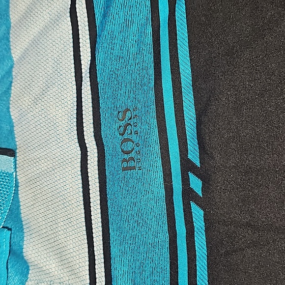 HUGO BOSS MENS POLO SHIRT SIZE MEDIUM - Picture 3 of 5